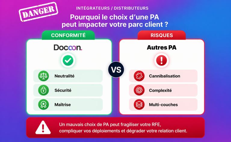 Visuel d'illustration : pourquoi choisir Docoon Invoice / concurrents ?
