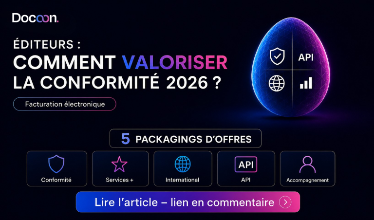 visuel valoriser la conformité en 2026 avec la PA Docoon Invoice