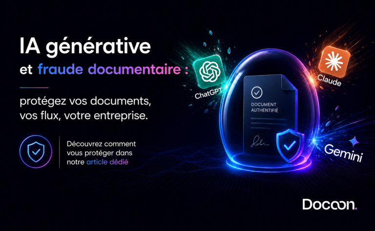 Illustration IA et fraude documentaire