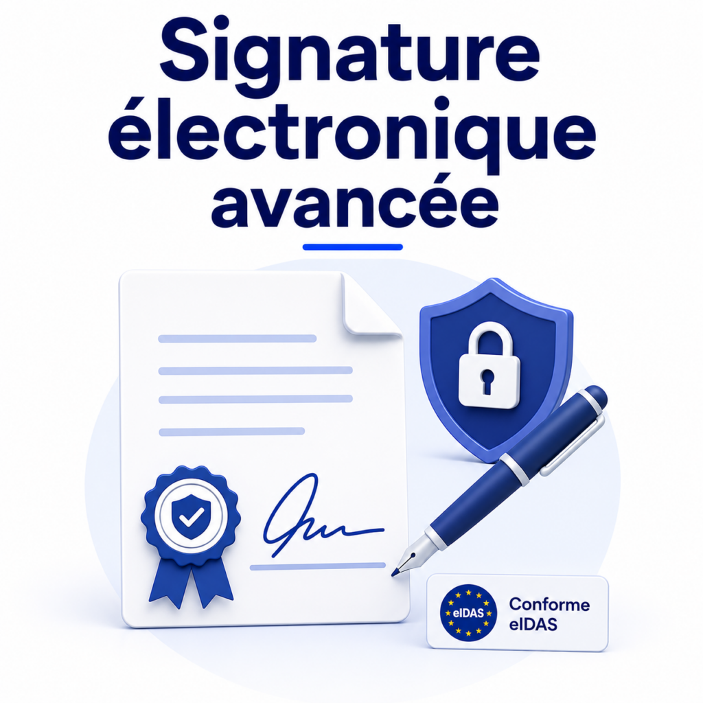 signature électronique avancée