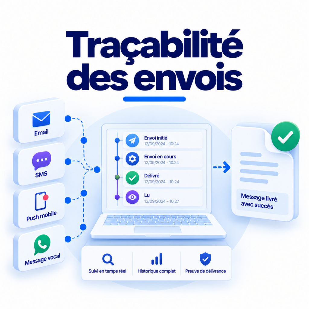 traçabilité des envois